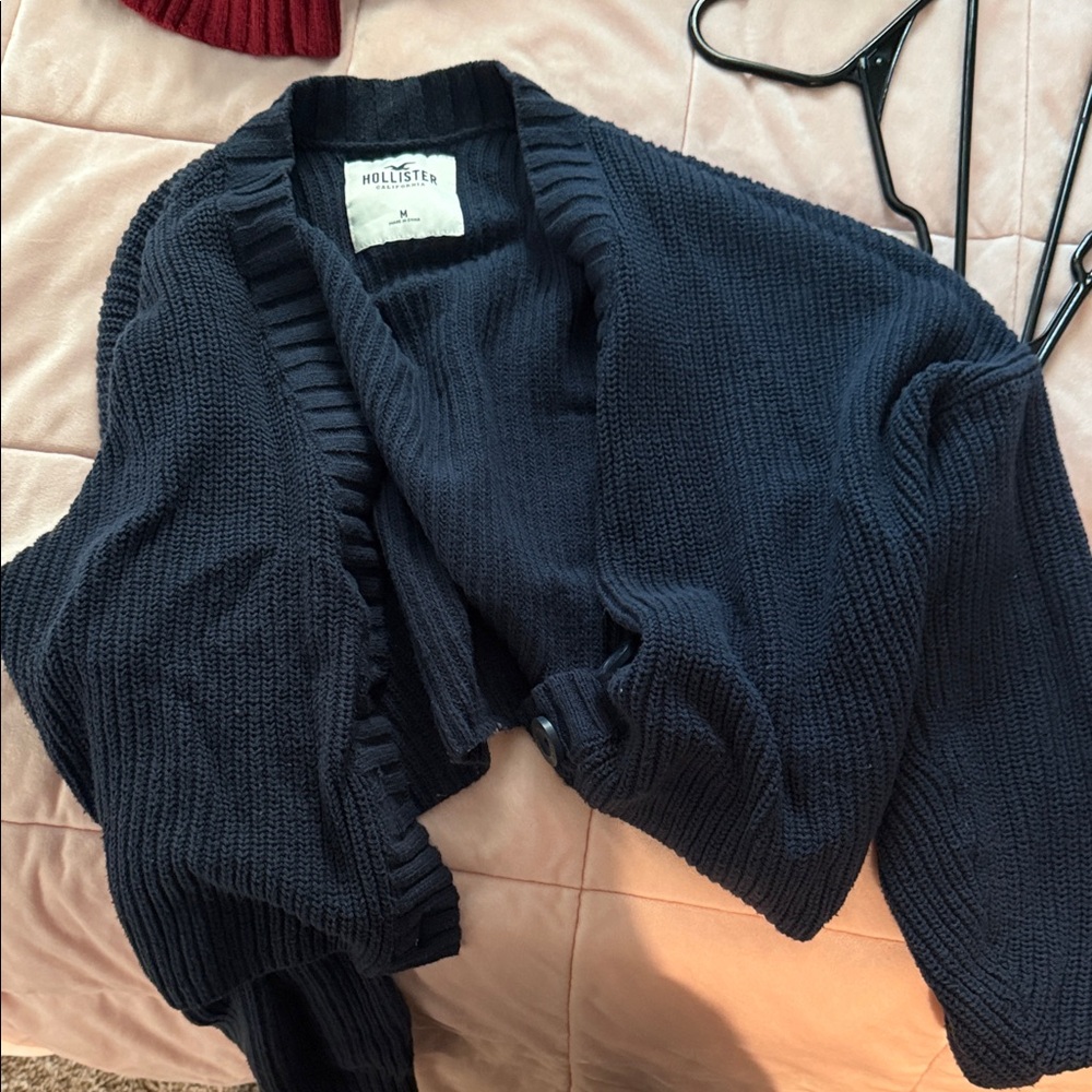 Hollister Women's Deep Blue Cardigan